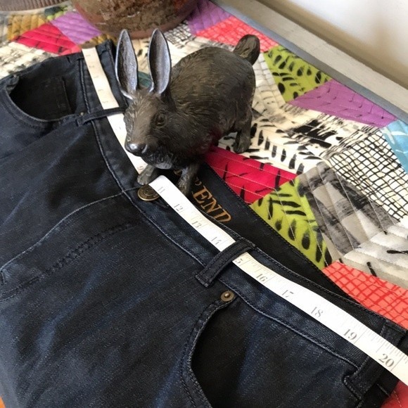 Lands' End Ankle Length Straight Leg Jeans - Picture 8 of 15